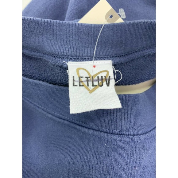 Anthropologie Yale XS Blue Crew Neck  Pullover - Picture 9 of 10